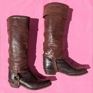 JUICY COUTURE leather riding boots size 9